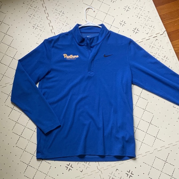 Nike Royal Blue Long Sleeve Polo - Picture 1 of 3